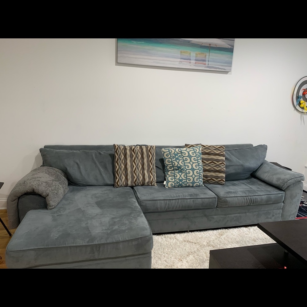 Right arm facing 4 piece Fabric Sectional